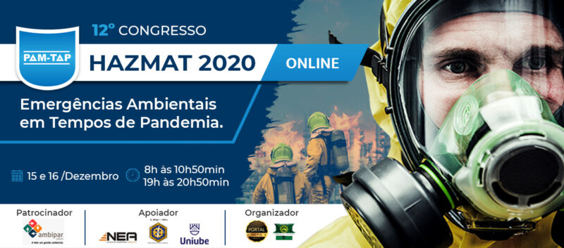 12° Congresso HAZMAT 2020 Online PAM-TAP Com Certificado Digital